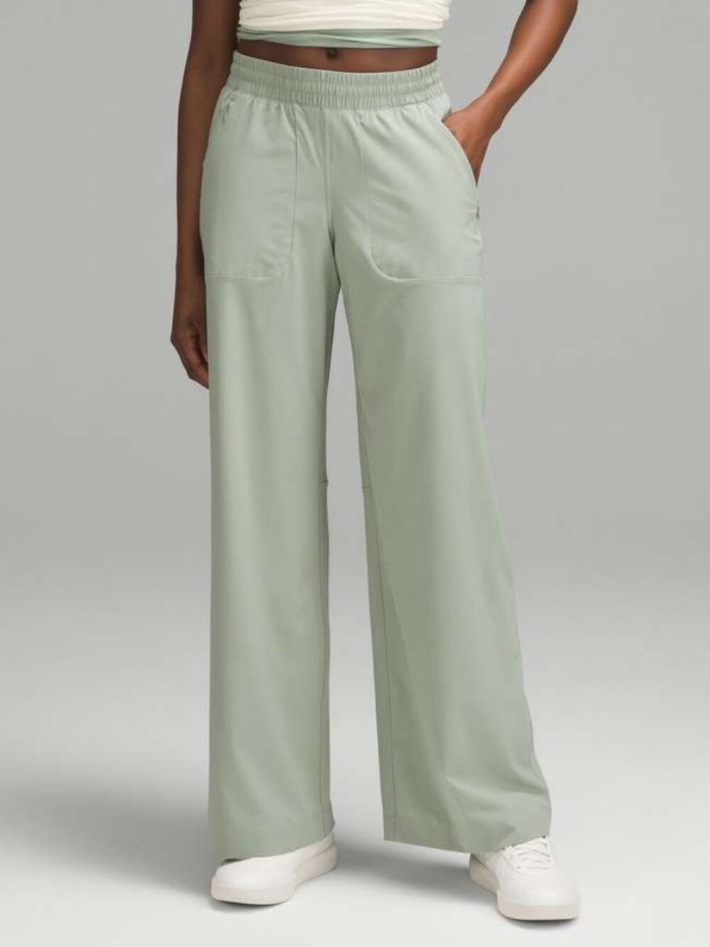 Lululemon Swift Mid-Rise Wide-Leg Pant Palm Court Size 14